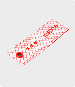 Custom woven luggage tag